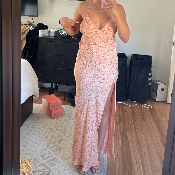 RESA Camille Slip Dress in Sandstone. From Jojo Fletcher Collab - Picture 7 of 7